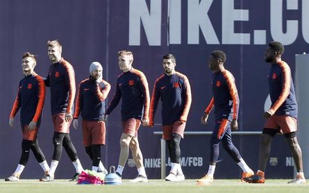 Los no convocados para la Supercopa de Catalunya vuelven a los entrenamientos Los no convocados para la Supercopa de Catalunya vuelven a los entrenamientos