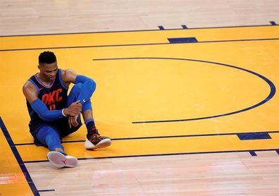 106-101. Ante los Kings, Westbrook logra el vigésimo triple-doble y salva a los Thunder 106-101. Ante los Kings, Westbrook logra el vigésimo triple-doble y salva a los Thunder