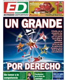 La portada de ESTADIO La portada de ESTADIO