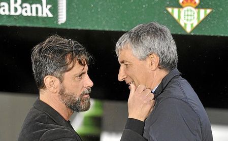 Quique reconoce que se equivocó en el planteamiento. Quique reconoce que se equivocó en el planteamiento.