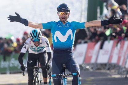 Valverde recupera el liderato en La Molina en una exhibición del Movistar Valverde recupera el liderato en La Molina en una exhibición del Movistar