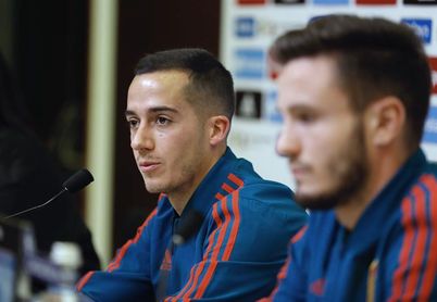 Lucas Vázquez: "Si está Messi, mejor" Lucas Vázquez: "Si está Messi, mejor"