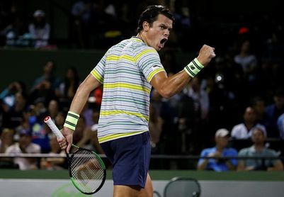 Raonic derriba a Schwartzman y accede a los octavos de final en Miami Raonic derriba a Schwartzman y accede a los octavos de final en Miami