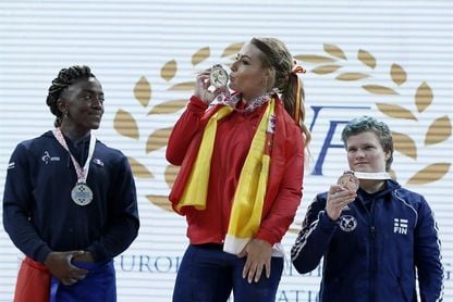 Lydia Valentín, campeona de Europa por cuarta vez Lydia Valentín, campeona de Europa por cuarta vez
