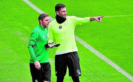 Joaquín y Adán, en un entrenamiento. Joaquín y Adán, en un entrenamiento.