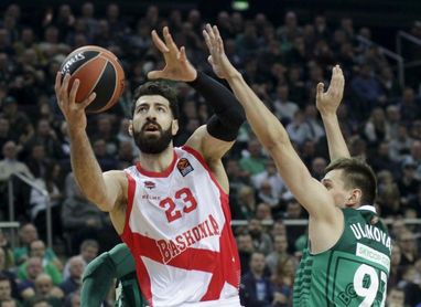 Shengelia, mejor jugador de la Euroliga de marzo Shengelia, mejor jugador de la Euroliga de marzo