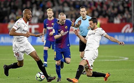 Sevilla y Barça volverán a verse el día 21 en el Wanda Metropolitano. Sevilla y Barça volverán a verse el día 21 en el Wanda Metropolitano.