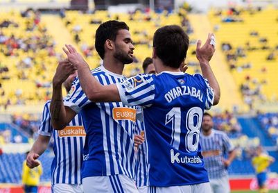 0-1. La Real afila la guillotina de Las Palmas 0-1. La Real afila la guillotina de Las Palmas