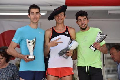 Adel Mechaal y Solange Pereira repiten victoria en la Milla de Bilbao Adel Mechaal y Solange Pereira repiten victoria en la Milla de Bilbao