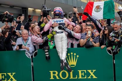 Pérez, tras su octavo podio en F1: "Hice las dos mejores vueltas de mi carrera" Pérez, tras su octavo podio en F1: "Hice las dos mejores vueltas de mi carrera"