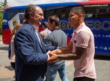 Javier Lambán: "El Huesca ha hecho una verdadera proeza" Javier Lambán: "El Huesca ha hecho una verdadera proeza"