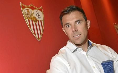 Carlos Marchena posa para la cámara de ED durante su entrevista. Carlos Marchena posa para la cámara de ED durante su entrevista.