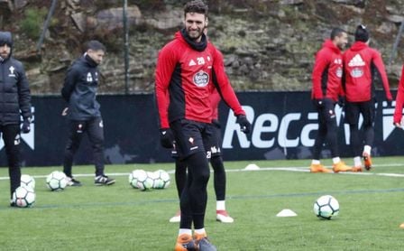 Sergi Gómez, jugador del Celta. Sergi Gómez, jugador del Celta.