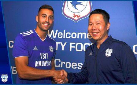 Víctor Camarasa, nuevo jugador del Cardiff. Víctor Camarasa, nuevo jugador del Cardiff.