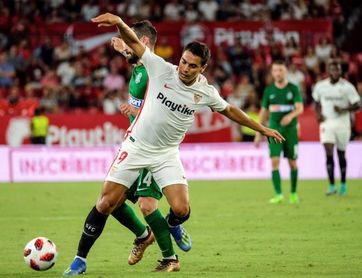 1-0. El Sevilla firma una inquietante mínima victoria para la vuelta 1-0. El Sevilla firma una inquietante mínima victoria para la vuelta