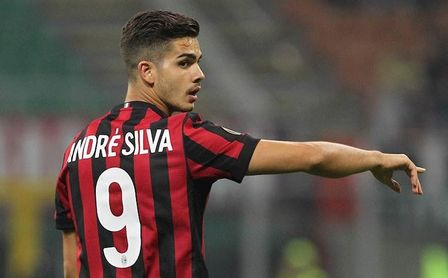 André Silva, con el Milan. André Silva, con el Milan.
