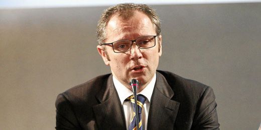 Jefe de equipo de Ferrari, Stefano Domenicali. Jefe de equipo de Ferrari, Stefano Domenicali.