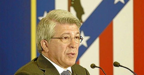 Enrique Cerezo, presidente del Atlético de Madrid. Enrique Cerezo, presidente del Atlético de Madrid.