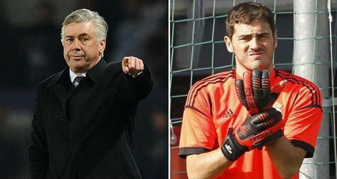 Ancelotti y Casillas, Casillas y Ancelotti. El dilema en la portería. Ancelotti y Casillas, Casillas y Ancelotti. El dilema en la portería.