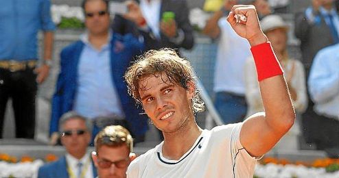 Nadal celebra una de sus múltiples victorias esta temporada. Nadal celebra una de sus múltiples victorias esta temporada.