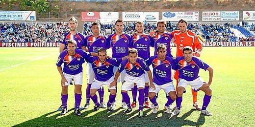 Alineación del Guadajara contra el Hércules. Alineación del Guadajara contra el Hércules.