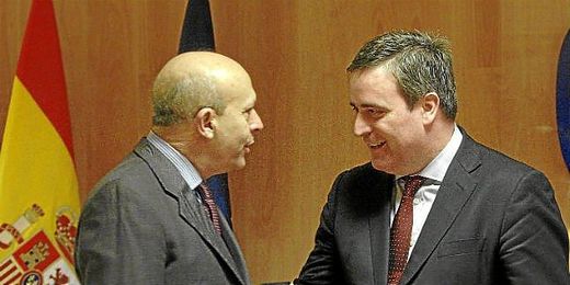 Miguel Cardenal y José Ignacio Wert. Miguel Cardenal y José Ignacio Wert.