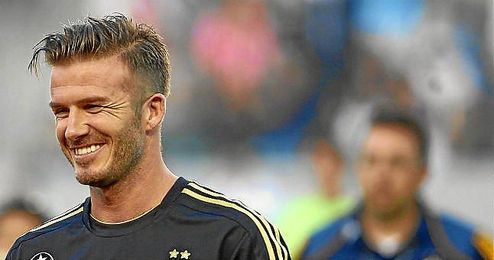 David Beckham durante un encuentro como jugador de Los Ángeles Galaxy. David Beckham durante un encuentro como jugador de Los Ángeles Galaxy.