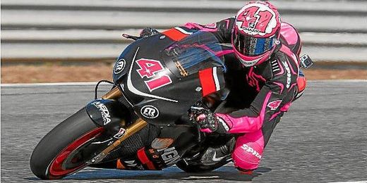 Aleix Espargaró durante los entrenamientos en el circuito de Jerez. Aleix Espargaró durante los entrenamientos en el circuito de Jerez.