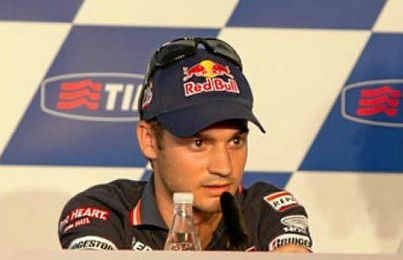 Dani Pedrosa en rueda de prensa Dani Pedrosa en rueda de prensa