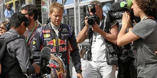 Una vez más, penalizado un Red Bull. Una vez más, penalizado un Red Bull.