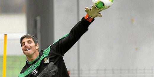 Guille Sara, en uno de los entrenamientos. Guille Sara, en uno de los entrenamientos.