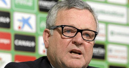 El presidente del Betis, Manuel Domínguez Platas. El presidente del Betis, Manuel Domínguez Platas.