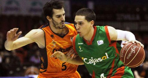 Scott Bamforth y Pau Ribas durante un partido de la temporada regular. Scott Bamforth y Pau Ribas durante un partido de la temporada regular.