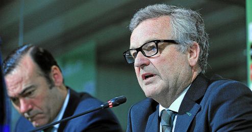 El presidente del Betis, Manuel Domínguez Platas. El presidente del Betis, Manuel Domínguez Platas.