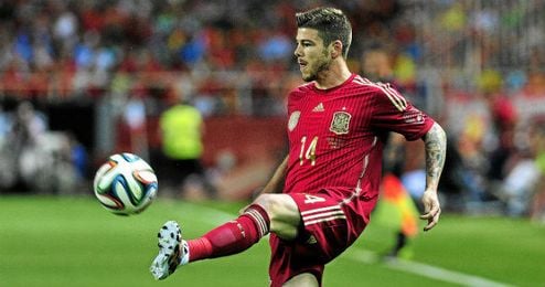 Alberto Moreno, en el choque ante Bolivia Alberto Moreno, en el choque ante Bolivia