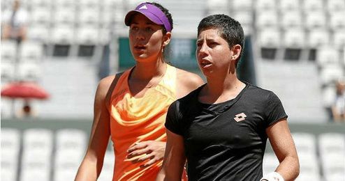 Las españolas vencieron a las número dos en semifinales del Mutua Madrid Open. Las españolas vencieron a las número dos en semifinales del Mutua Madrid Open.