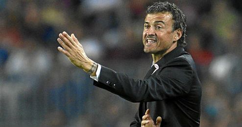 Luis enrique dando órdenes. Luis enrique dando órdenes.