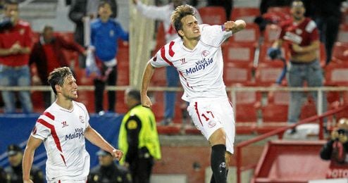 Denis marcó el tanto de la victoria frente al Zenit. Denis marcó el tanto de la victoria frente al Zenit.