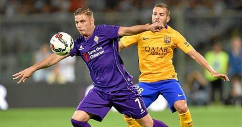 Joaquín, durante la pretemporada ante el Barcelona. Joaquín, durante la pretemporada ante el Barcelona.