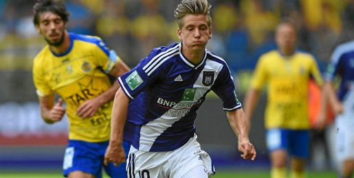 Dennis Praet, jugador del Anderlecht. Dennis Praet, jugador del Anderlecht.
