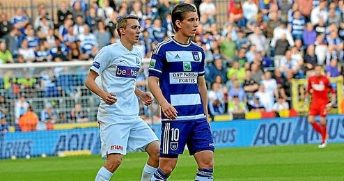 Praet en un partido de la liga belga. Praet en un partido de la liga belga.