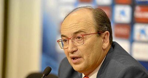 José Castro, en una rueda de prensa. José Castro, en una rueda de prensa.