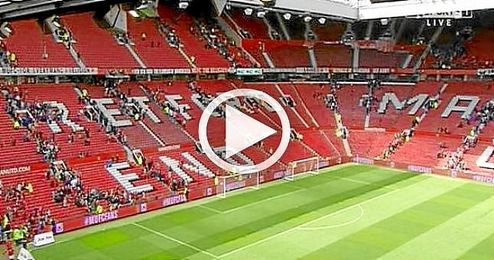 Evacúan parte de Old Trafford por motivos de seguridad Evacúan parte de Old Trafford por motivos de seguridad