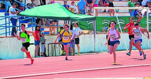 La cuarta jornada del Circuito Provincial de Atletismo en Pista, organizada en Carmona, contó con la presencia de 230 chicos y 362 chicas. La cuarta jornada del Circuito Provincial de Atletismo en Pista, organizada en Carmona, contó con la presencia de 230 chicos y 362 chicas.