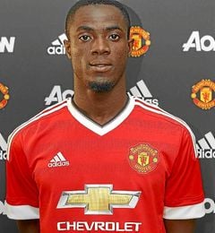 Bailly, con la elástica del Manchester United. Bailly, con la elástica del Manchester United.