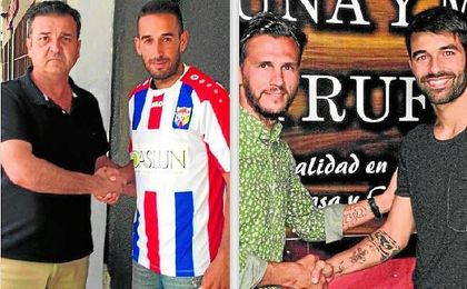 Manu Fidalgo y Manu Cruzado, dos de los fichajes hechos por Morón CF y Camas. Manu Fidalgo y Manu Cruzado, dos de los fichajes hechos por Morón CF y Camas.