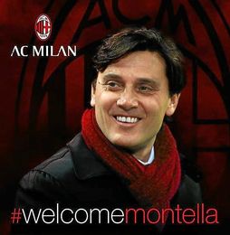 La web del club ´Rossoneri´ anuncia el fichaje de Montella. La web del club ´Rossoneri´ anuncia el fichaje de Montella.