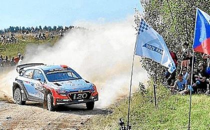 Dani Sordo durante la prueba Dani Sordo durante la prueba
