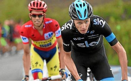 Froome, seguido de Contador Froome, seguido de Contador