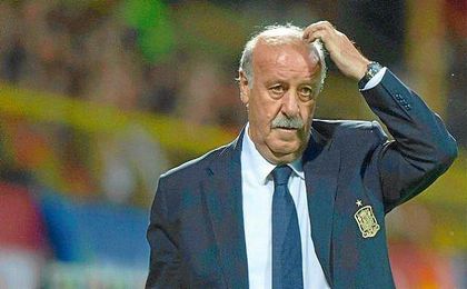Del Bosque, en las postrimerías de su cargo como seleccionador. Del Bosque, en las postrimerías de su cargo como seleccionador.